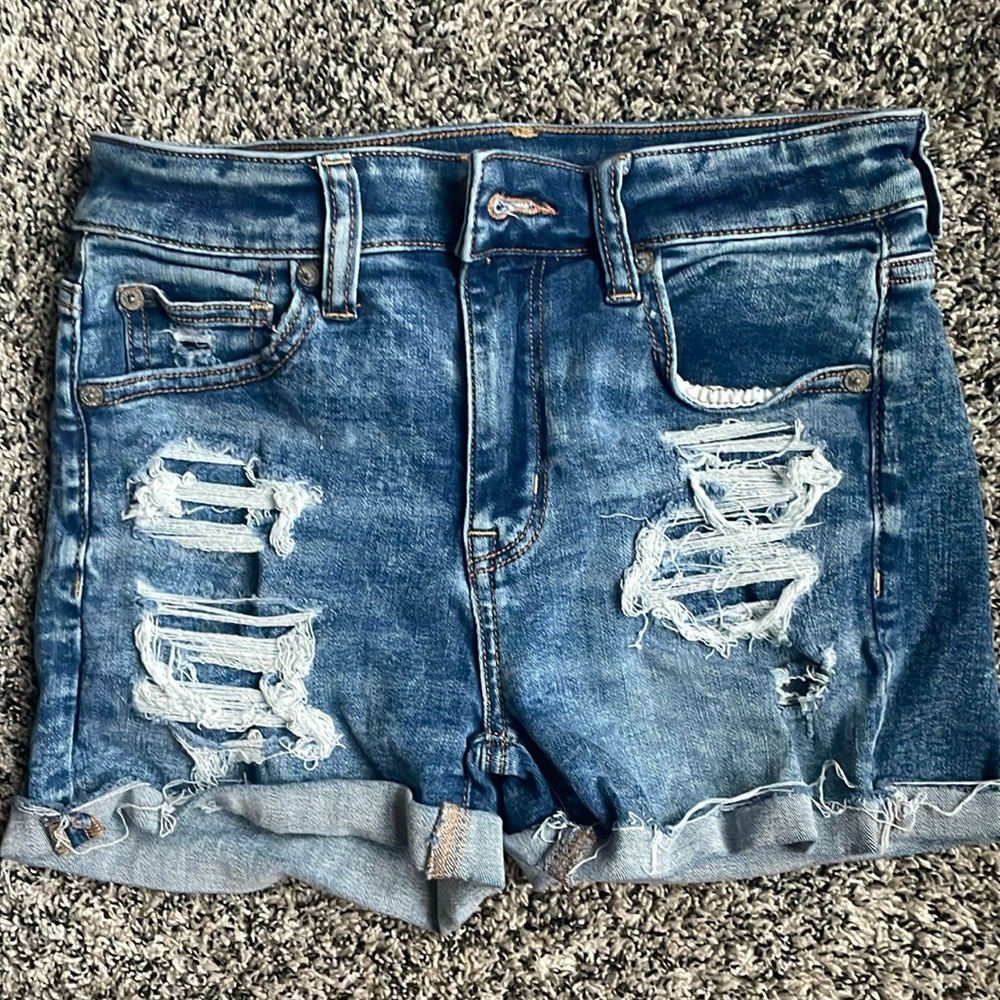 American Eagle ripped Jean Shorts